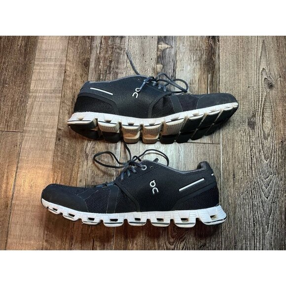 On Cloud Women’s Running Sneakers In Black Size 9.5 - Picture 8 of 9